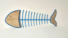 Lisca pesce legno metallo - lisca,