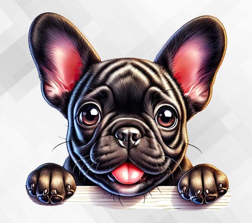 French bulldog dog - bulldog, vinyl