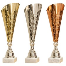 Tris coppe premiazione 1° 2°