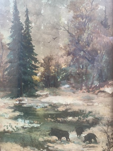Dipinto olio firmato fessler - dipinto,