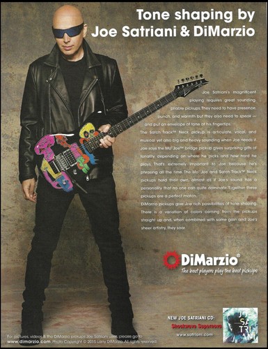 Joe satriani 2015 dimarzio - 2015,