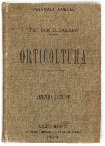 Orticoltura tamaro ed - di, d.