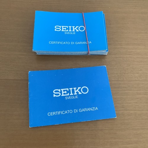 Libretto istruzioni seiko - istruzioni,