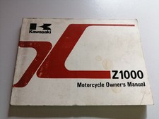 KAWASAKI Z1000LIBRETTO USO E MANUTENZIONE 