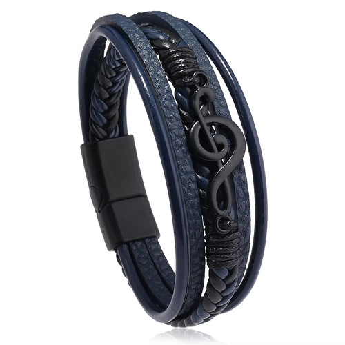 Bracciale pelle retrò - in,