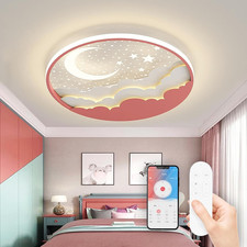 Plafoniera Cameretta Bambini, Lampada Da Soffitto a LED per Bambini Dimmerabile 
