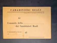 Busta Carabinieri Reali -