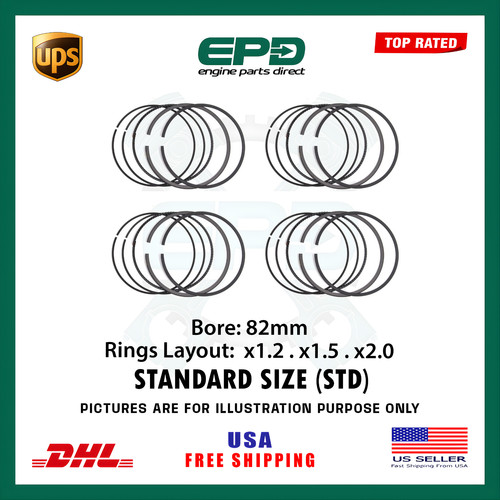 Set fasce pistone - bmw, n43