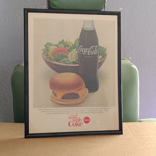 Poster pubblicitario coca cola - pubblicitario,