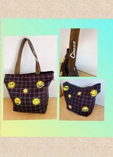 Borsa a spalla con toppe patch