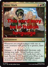 MTG BITTER WORK FOIL EXC -