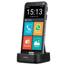 BRONDI AMICO VERO 4G CELLULARE SENIOR SENSORE DI CADUTA LOCALIZZAZIONE GPS NERO