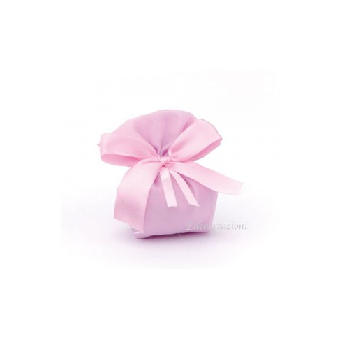 Sacchetto portaconfetti rosa - sacchetto,
