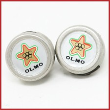 NOS VINTAGE OLMO TOE CLIP STRAP BOTTONI FINALI GRAN PRIX BICILISSIMA COMPETIZIONE