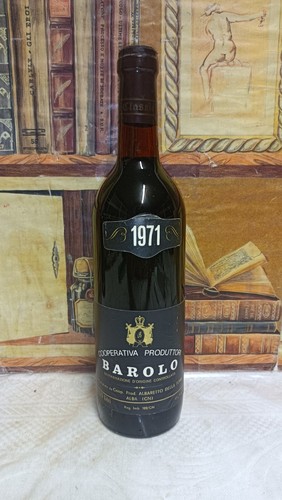 Vino 1971 barolo cooperativa - 1971,