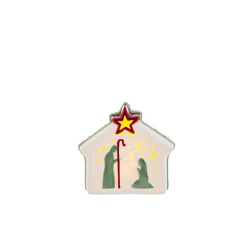 Presepe porcellana capanna