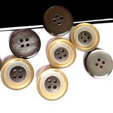 Bottoni 4 fori MARRONE BEIGE