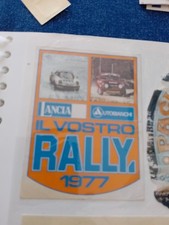 ADESIVO RALLY LANCIA 1977   12