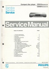 Philips CD910 CD920 Lettore