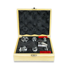 SET CENTRALE TRASMISSIONE TORNIO LEGNO 3/4" X 16TPI CORONA INTERCAMBIABILE TRASMISSIONE 4 POLI