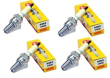 Kit 4 Candele KAWASAKI ZX-6R 600 Ninja 2009 2010 2011 2012 2013 ZX6R (NGK CR9E)