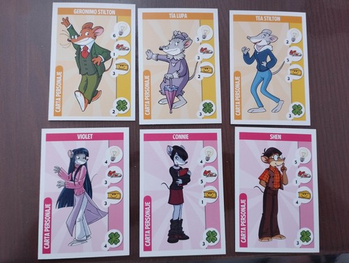 Lote cards geronimo - 6, stilton