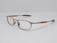 Vintage Oakley OO A Wire Silver Amber 11-551 RX Optical Eyewear