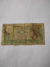Rara Banconota 500 Lire