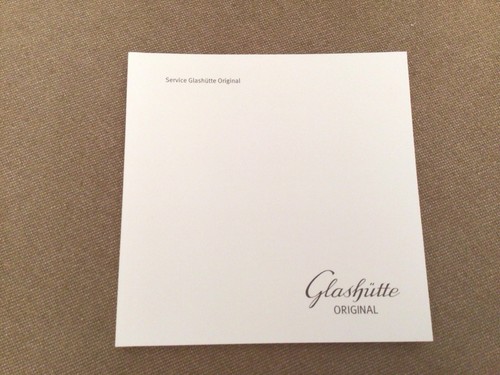 Libretto booklet glashütte - booklet,