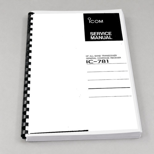 Icom 781 manuale di - icom, ic-781