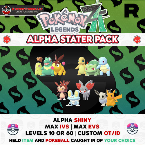 Shiny alpha starter - starter, pack