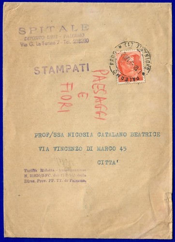 Lettera stampe tariffa - stampe,