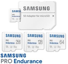 SAMSUNG PRO Endurance 64GB 128GB 256GB Micro SD Memory card Class10 4K V30 IT
