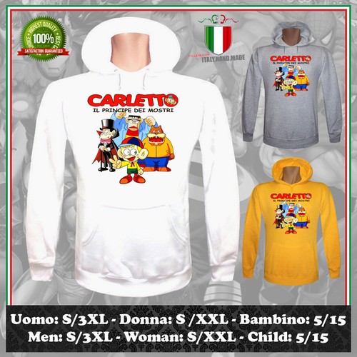 Felpa carletto principe dei - felpa, il