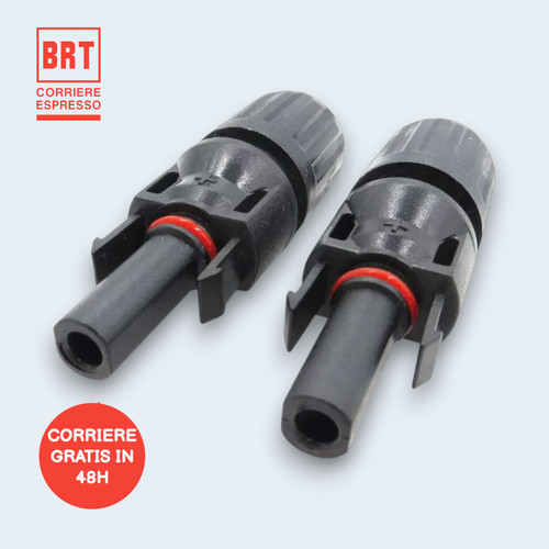 Coppia connettori mc4 - coppia,