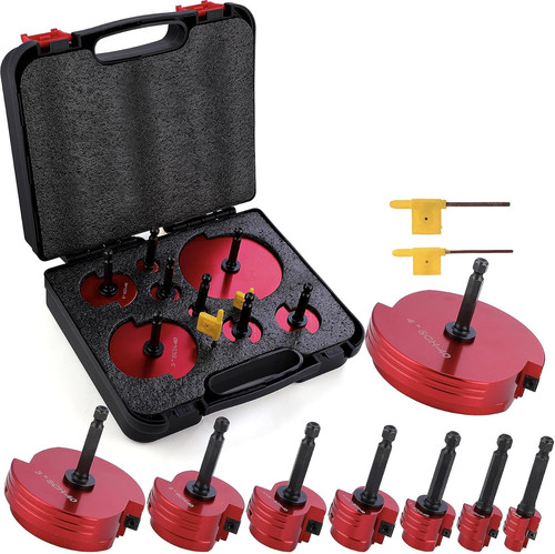 Kit alesatore per - tubi, in