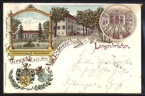 Litografia langenbrücken das - langenbrücken,,