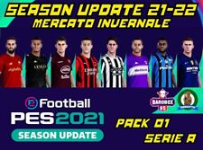 eFOOTBALL PES 2021-OPTION FILE PATCH SEASON UPDATE 2021-22 + SERIE C PS4 PS5 PC