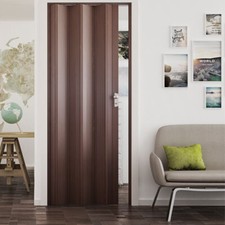 Porta interna a soffietto porte noce mansonia per gli interni 88,5x214 cm