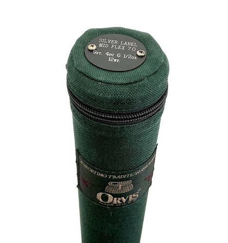 Orvis silver label - label, 12