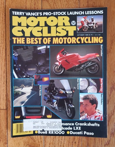 Rivista motociclista ottobre - rivista,