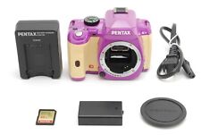 [Quasi come nuovo] Pentax K K-r 12,4 megapixel fotocamera reflex digitale viola x marrone chiaro