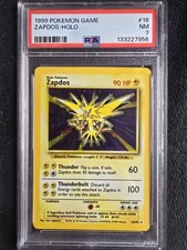 Zapdos PSA 7 NUOVO CERT