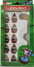 Subbuteo claret blue team - claret/blue,