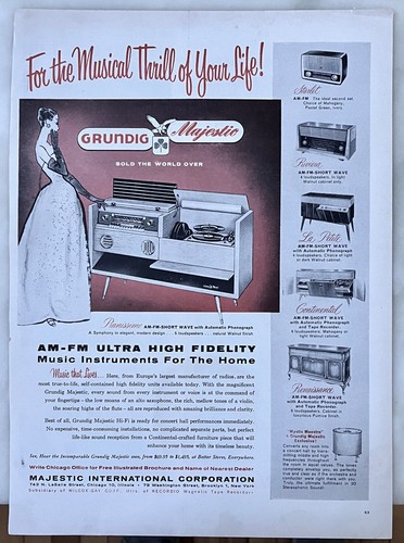 Pubblicità rivista 1956 - , per