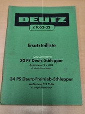 Lista ricambi originale Deutz 30cv 34cv trattore trattore MK6