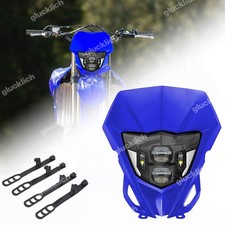 Faro proiettore led DRL carena blu per Yamaha TTR50 TTR110 TTR125 dirt bike