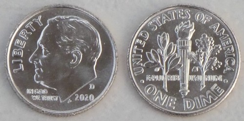 Usa dime cents 2020 non - 2020,