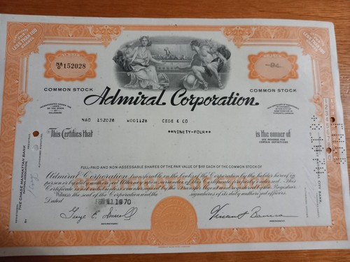 Lotto certificati azionari - certificati,