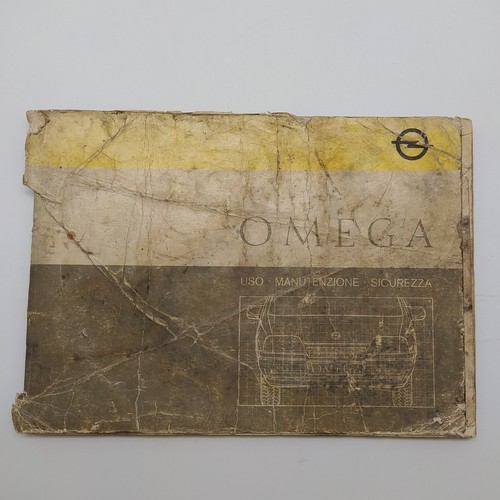 Libretto uso manutenzione opel - manutenzione,